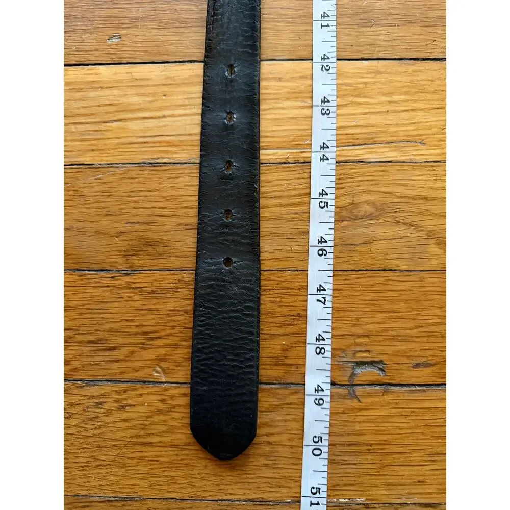 GAP 1969 Distressed Black Leather Belt Mens sz XL